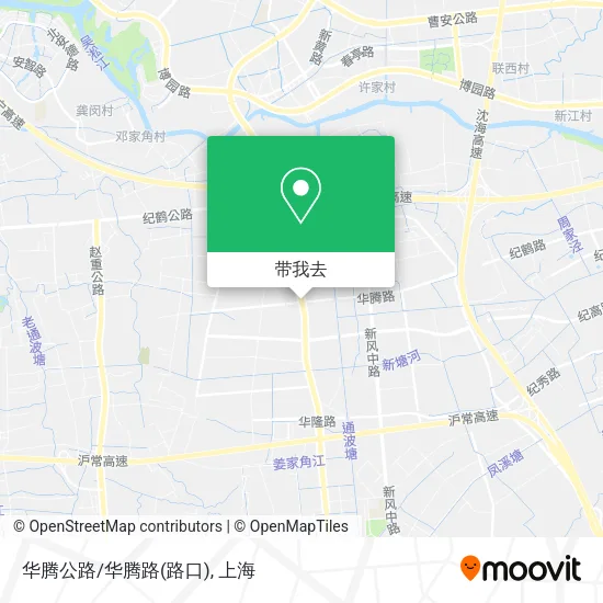 华腾公路/华腾路(路口)地图
