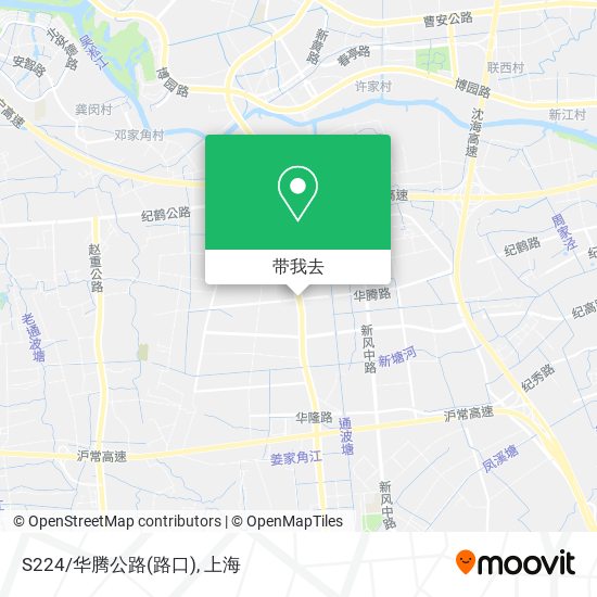 S224/华腾公路(路口)地图
