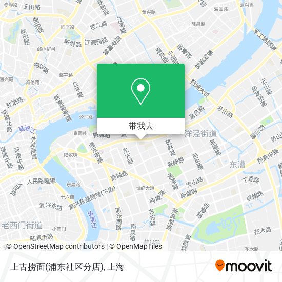 上古捞面(浦东社区分店)地图