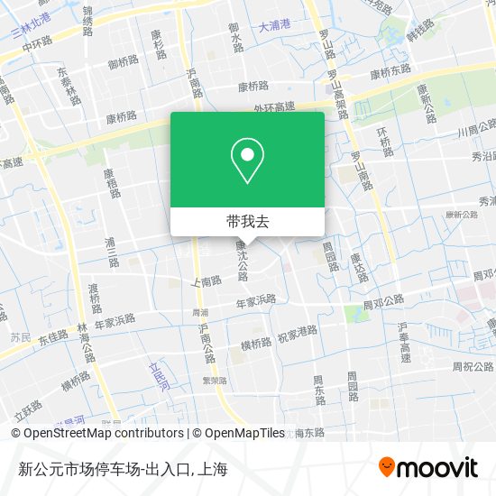 新公元市场停车场-出入口地图