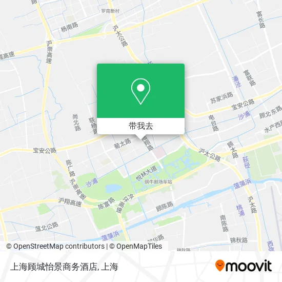 上海顾城怡景商务酒店地图