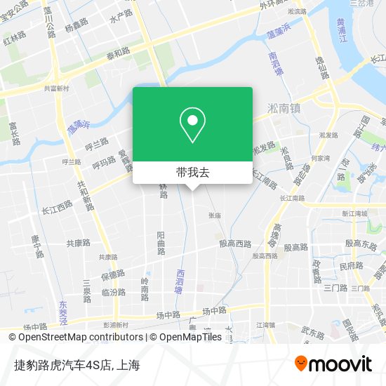 捷豹路虎汽车4S店地图
