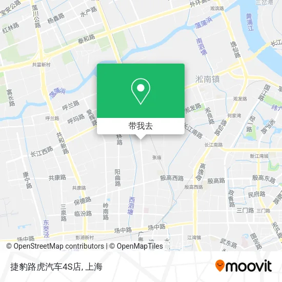 捷豹路虎汽车4S店地图