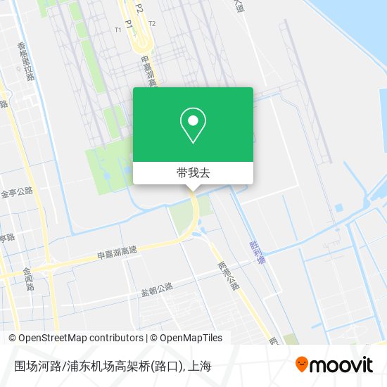 围场河路/浦东机场高架桥(路口)地图