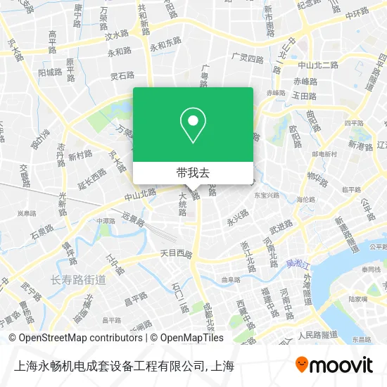 上海永畅机电成套设备工程有限公司地图
