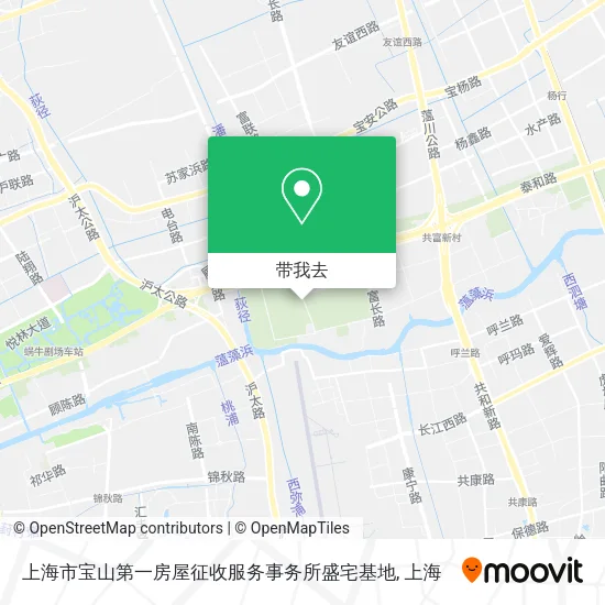 上海市宝山第一房屋征收服务事务所盛宅基地地图
