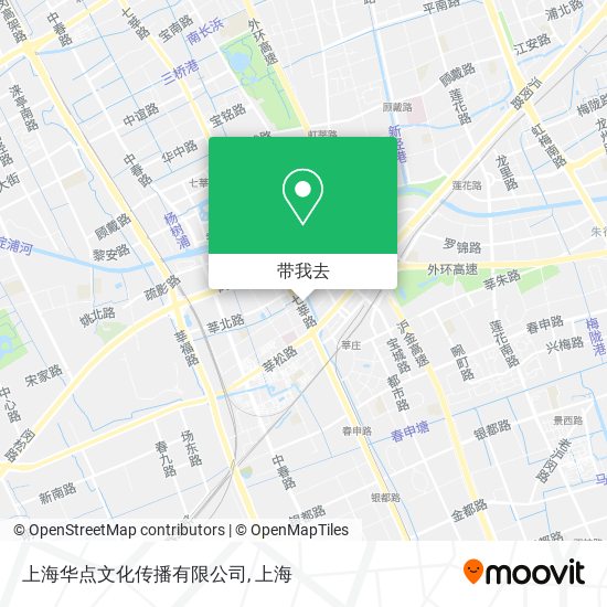上海华点文化传播有限公司地图