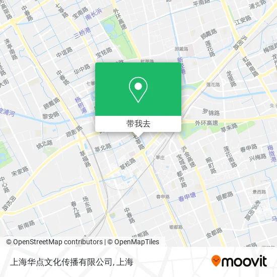 上海华点文化传播有限公司地图