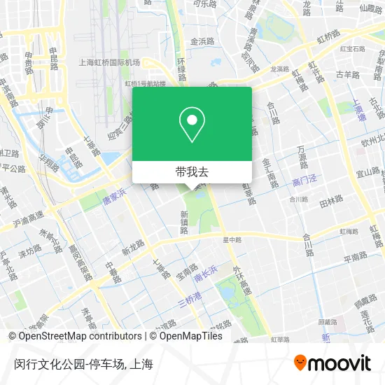 闵行文化公园-停车场地图