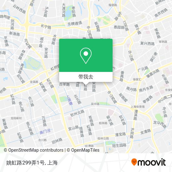 姚虹路299弄1号地图