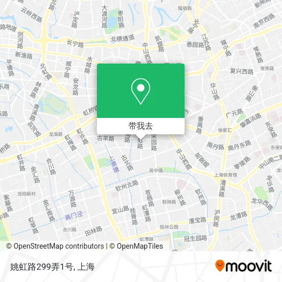 姚虹路299弄1号地图