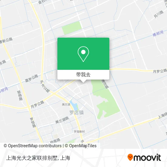 上海光大之家联排别墅地图