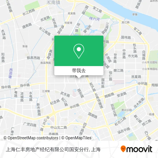 上海仁丰房地产经纪有限公司国安分行地图