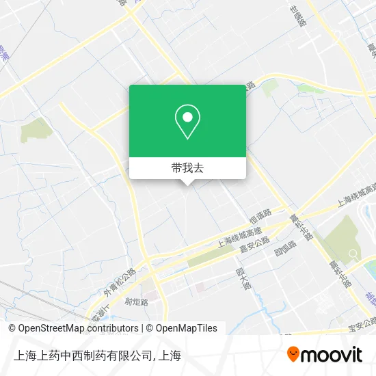 上海上药中西制药有限公司地图