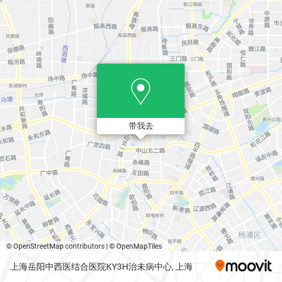 上海岳阳中西医结合医院KY3H治未病中心地图