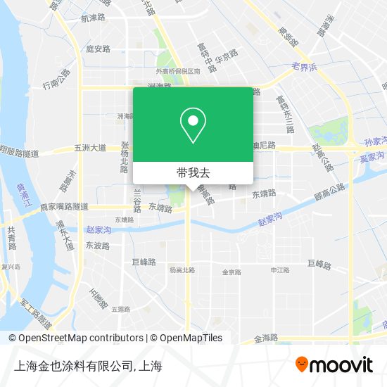 上海金也涂料有限公司地图