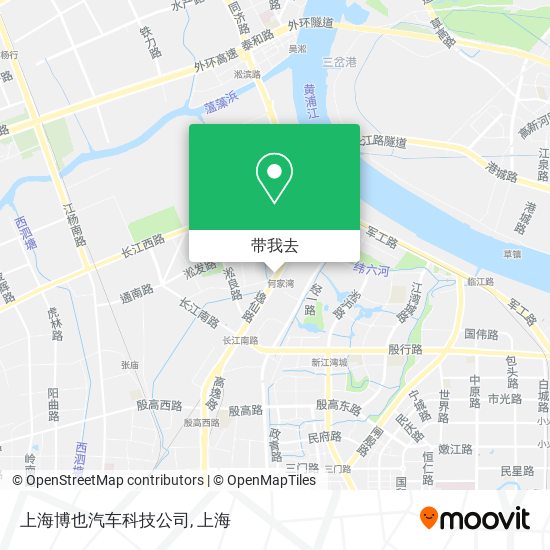 上海博也汽车科技公司地图