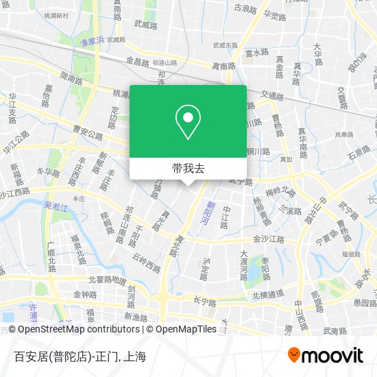 百安居(普陀店)-正门地图