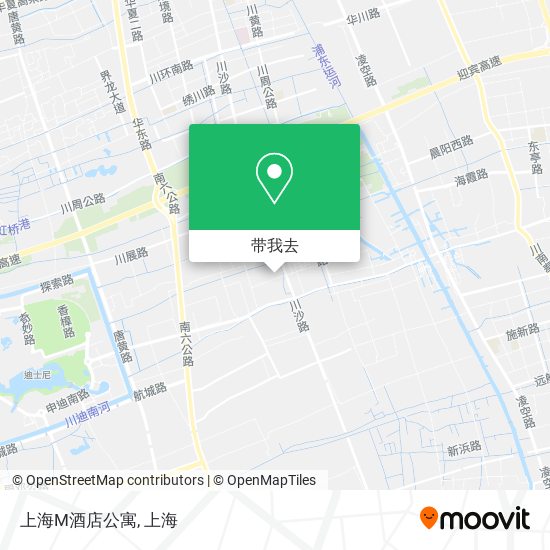 上海M酒店公寓地图