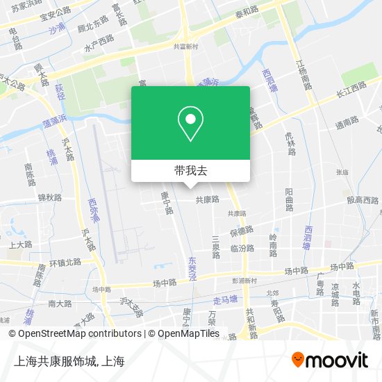 上海共康服饰城地图