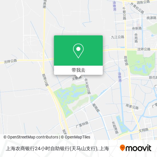 上海农商银行24小时自助银行(天马山支行)地图