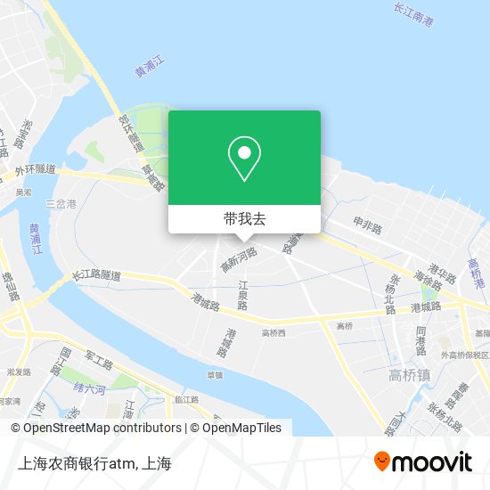 上海农商银行atm地图