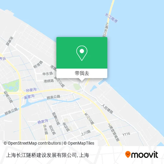 上海长江隧桥建设发展有限公司地图