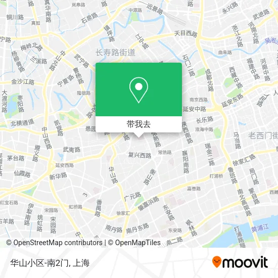 华山小区-南2门地图