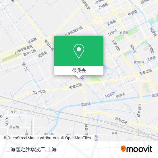 上海嘉定胜华波厂地图