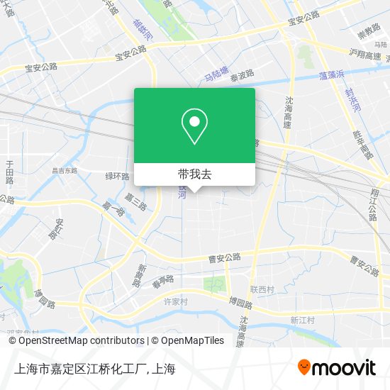 上海市嘉定区江桥化工厂地图