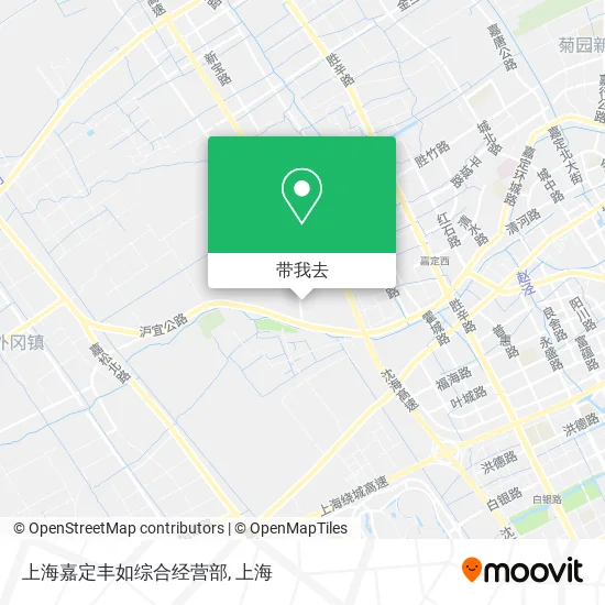 上海嘉定丰如综合经营部地图