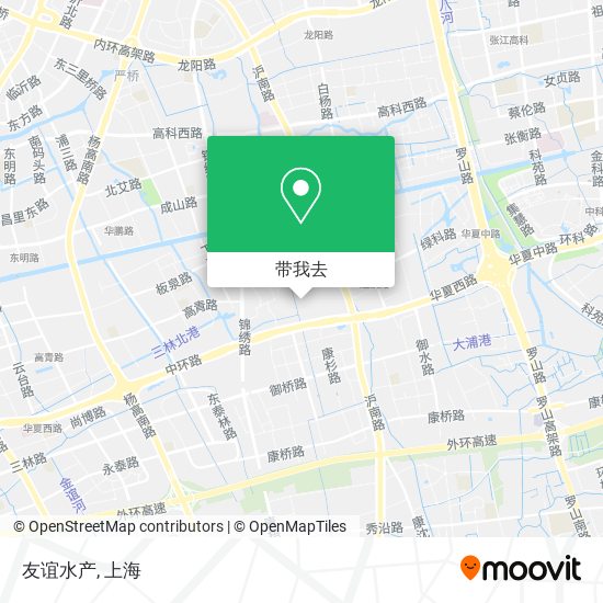 友谊水产地图