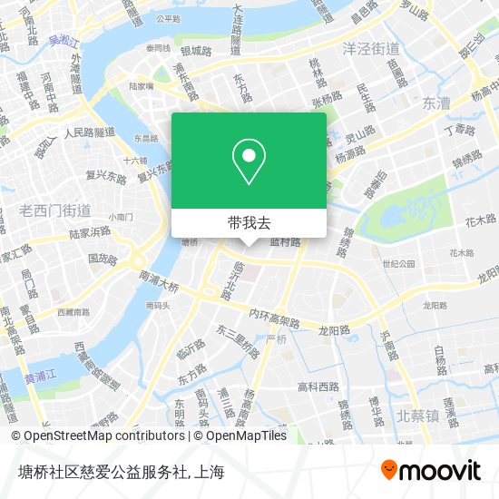 塘桥社区慈爱公益服务社地图