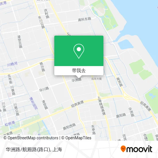 华洲路/航殿路(路口)地图