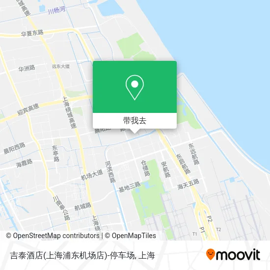 吉泰酒店(上海浦东机场店)-停车场地图