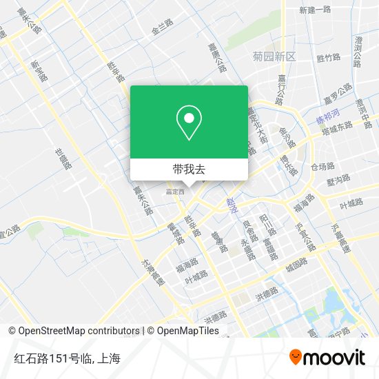 红石路151号临地图