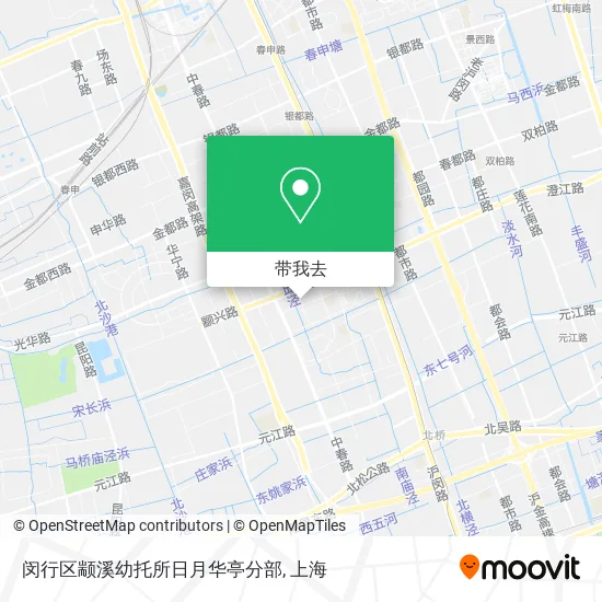 闵行区颛溪幼托所日月华亭分部地图