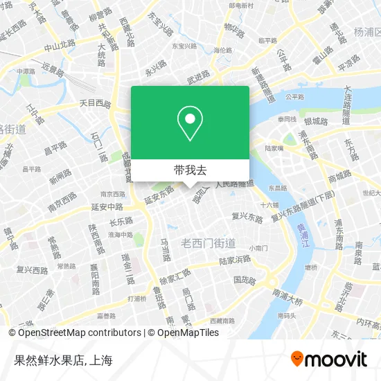 果然鲜水果店地图