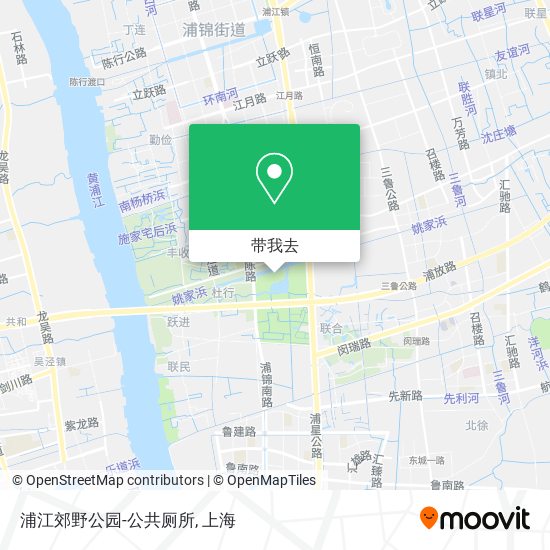 浦江郊野公园-公共厕所地图