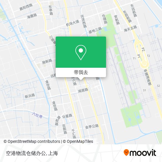 空港物流仓储办公地图