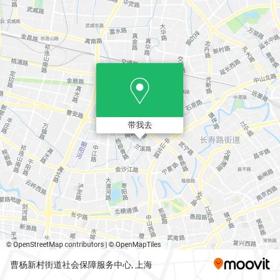 曹杨新村街道社会保障服务中心地图