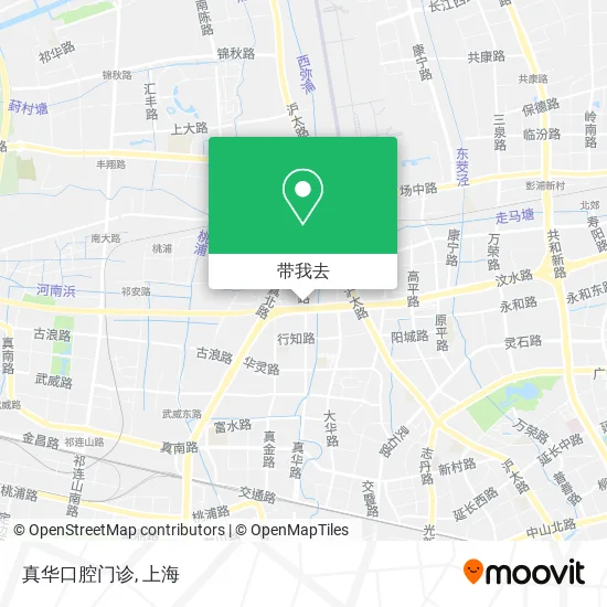 真华口腔门诊地图