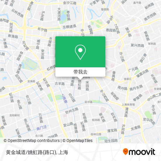 黄金城道/姚虹路(路口)地图