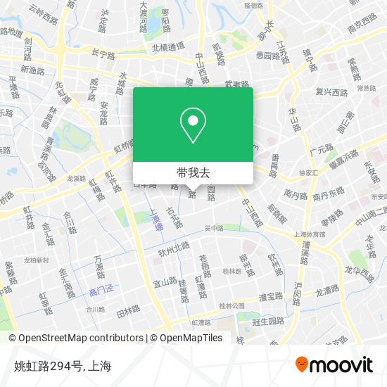 姚虹路294号地图