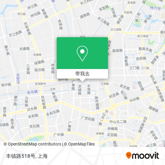 丰镇路518号地图
