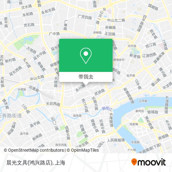 晨光文具(鸿兴路店)地图