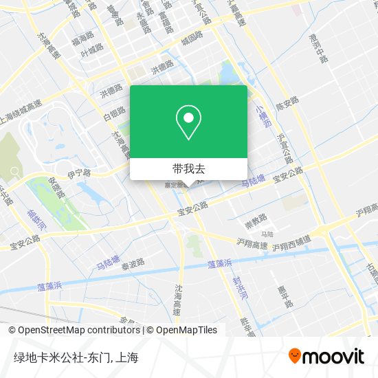 绿地卡米公社-东门地图