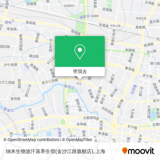 纳米生物波汗蒸养生馆(金沙江路旗舰店)地图