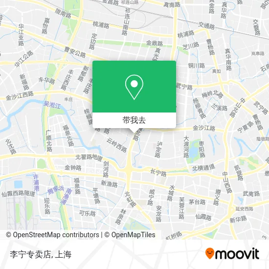 李宁专卖店地图