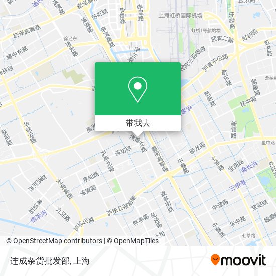 连成杂货批发部地图